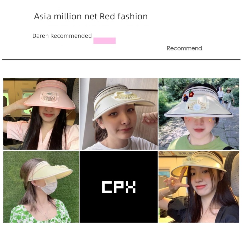 ma'am summer outdoors Sunscreen Big eaves sunshade Hat