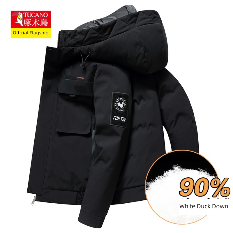 Woodpecker Cold proof Korean version keep warm Hooded Down Jackets