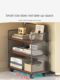 Office desk shelf multi-functional table sorting artifact with wheels trolley under table movable file storage rack office accounting multi-layer archives information list placement shelf bookshelves