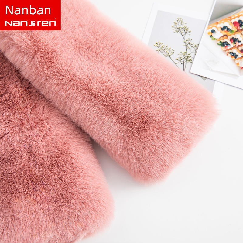 NGGGN Autumn and winter girl student Versatile thickening Plush