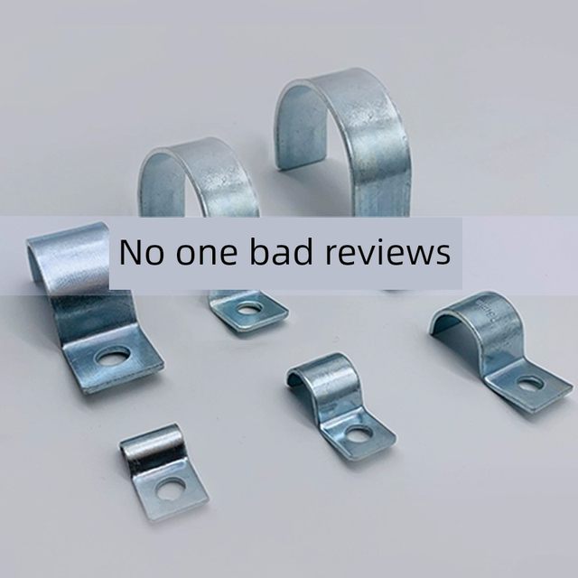 Single-sided riding horse galvanized pipe Kaohmka single-hole pipe clamp instrument pipe support fixing artifact pipe clamp