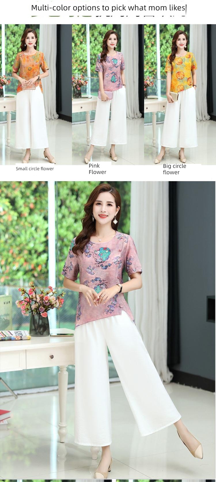 Thin money Tencel Hemp cotton Ninth pants Retro Women jacket