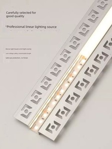 Light Strip LED Light Bar Low Voltage Linear Light 12V Line Light 24V Self-Adhesive Living Room Ceiling Embedded Light S