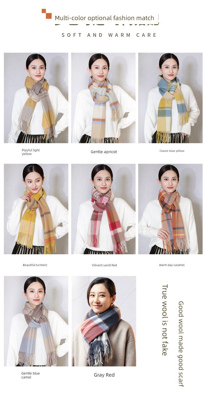Shanghai Story female mom gift Versatile Autumn and winter scarf