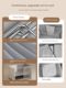 Clothing tidy box storage box household wardrobe clothes quilts pants 100 box fabric folding storage basket