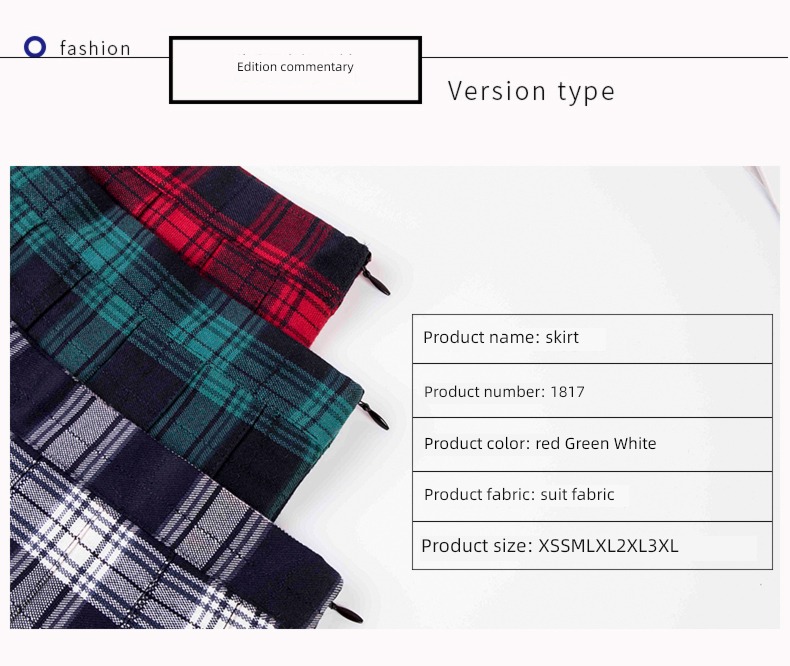 gules lattice female Autumn and winter Korean style have cash less than that is registered in the accounts Pleated skirt