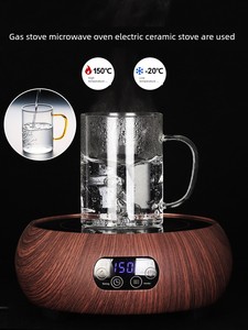 Transparent For Home High Borosilicate Drinking Green Tea Glass with Handle