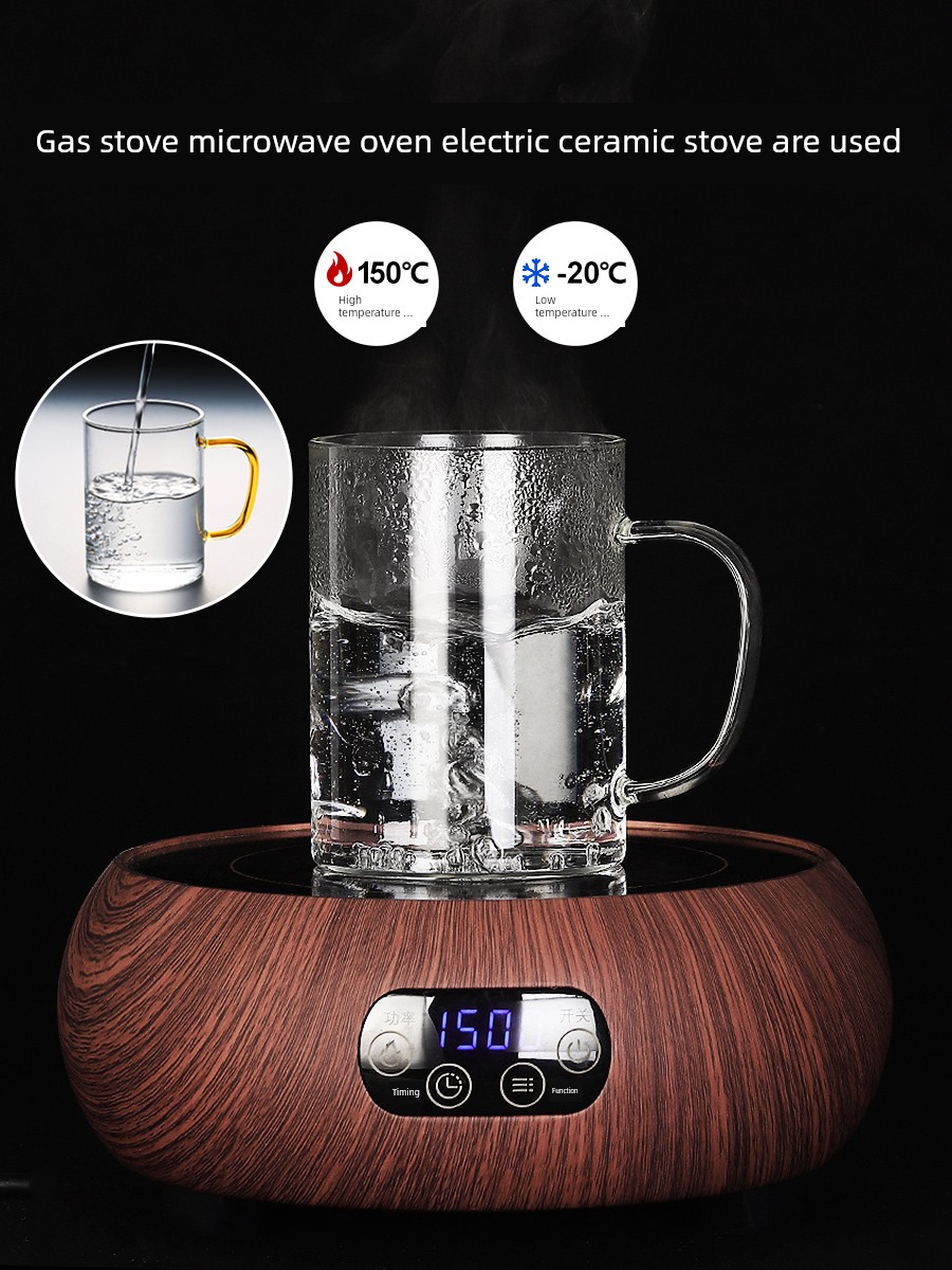 Transparent For Home High Borosilicate Drinking Green Tea Glass with Handle