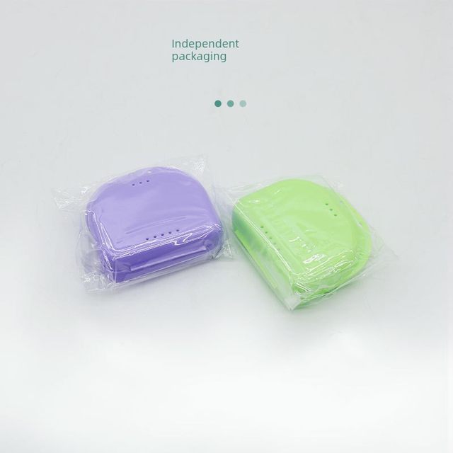 Brace box portable tooth retainer box orthodontic invisible orthodontic corrector storage glue picker storage box