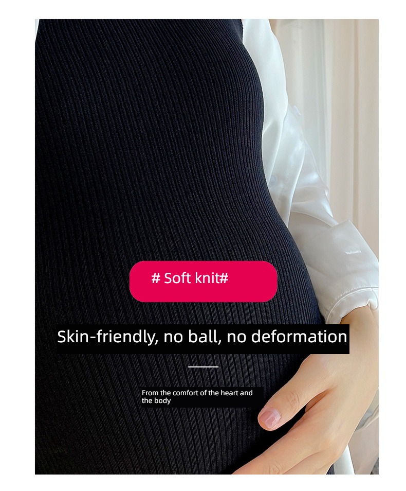 Show thin High waist A word have more cash than can be accounted for Over the knee Vest skirt pregnant woman