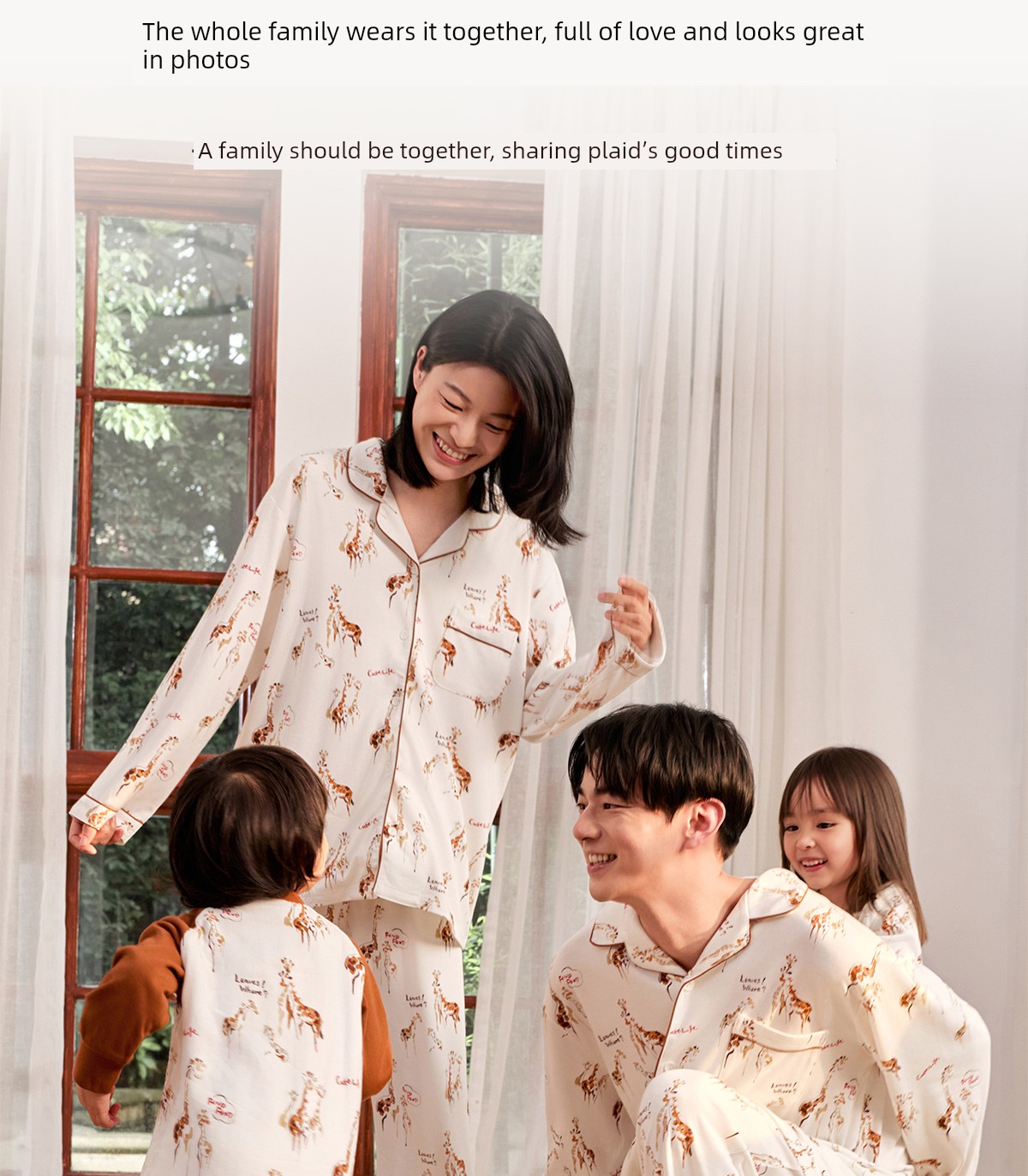 Cutelife Women's Bamboo Cotton Pajamas Suit Confinement Clothing — 24