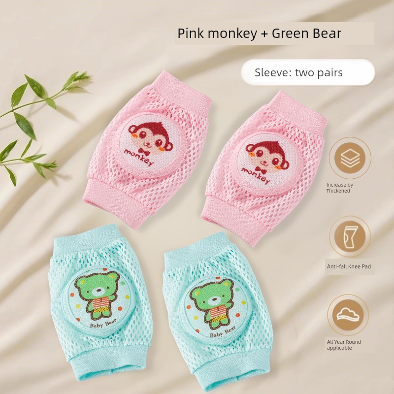 [Summer Breathable] Baby's Kneecap Baby Crawling Thin Men and Women Toddling Fall Protection Protective Gear Children Children Little Kids — 5