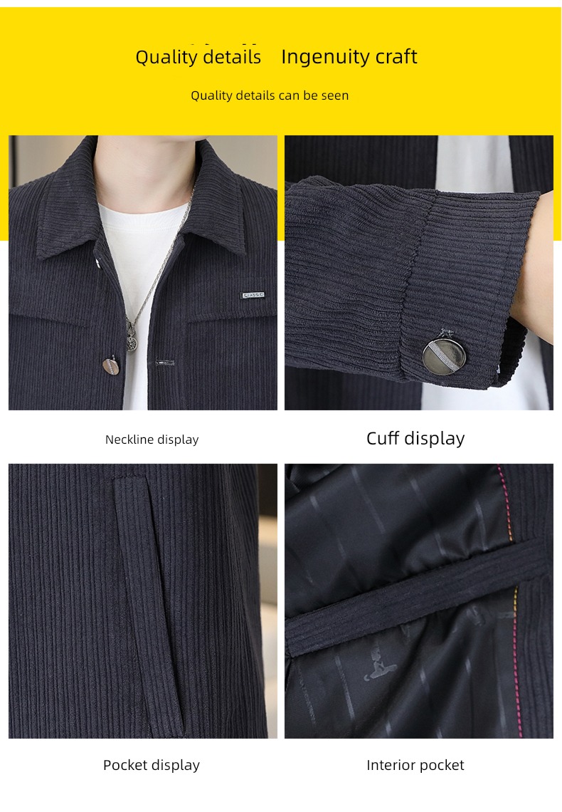 have cash less than that is registered in the accounts Autumn and winter Light luxury Woollen cloth jacket man loose coat