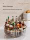Kitchen seasoning storage rack countertop rotary storage household supplies special multi-functional seasoning storage box