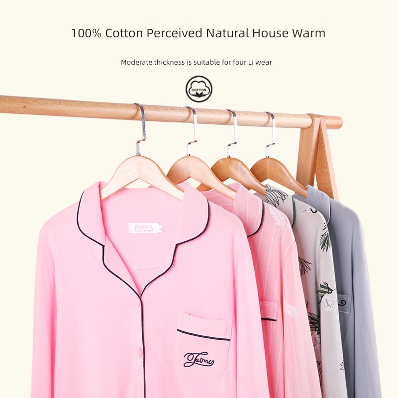 NGGGN ma'am Cotton Spring, autumn and winter suit pajamas