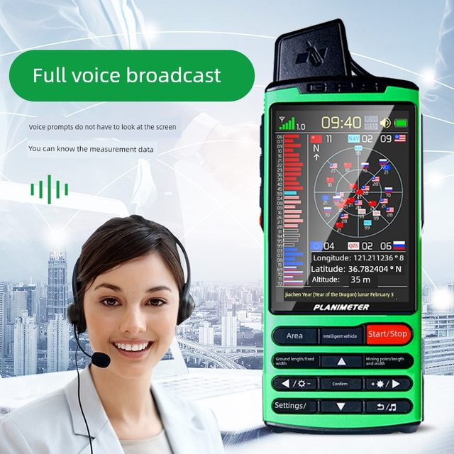 Qianxia Kubota GPS acre gps meter high-precision handheld vehicle-mounted land area measurement instrument field volume land acre