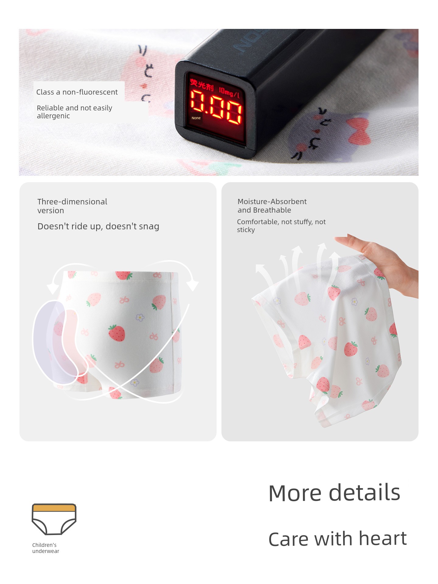 Beipesi Pure Cotton Breathable Girl Underwear — 4