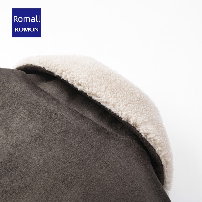 Romon Autumn and winter leisure time Lapel keep warm Jacket loose coat