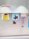 Under the mirror cabinet, mouthwash cup, children's stainless steel brush cup, wall-mounted toothbrush storage rack, male and girl magnetic egg sucking party