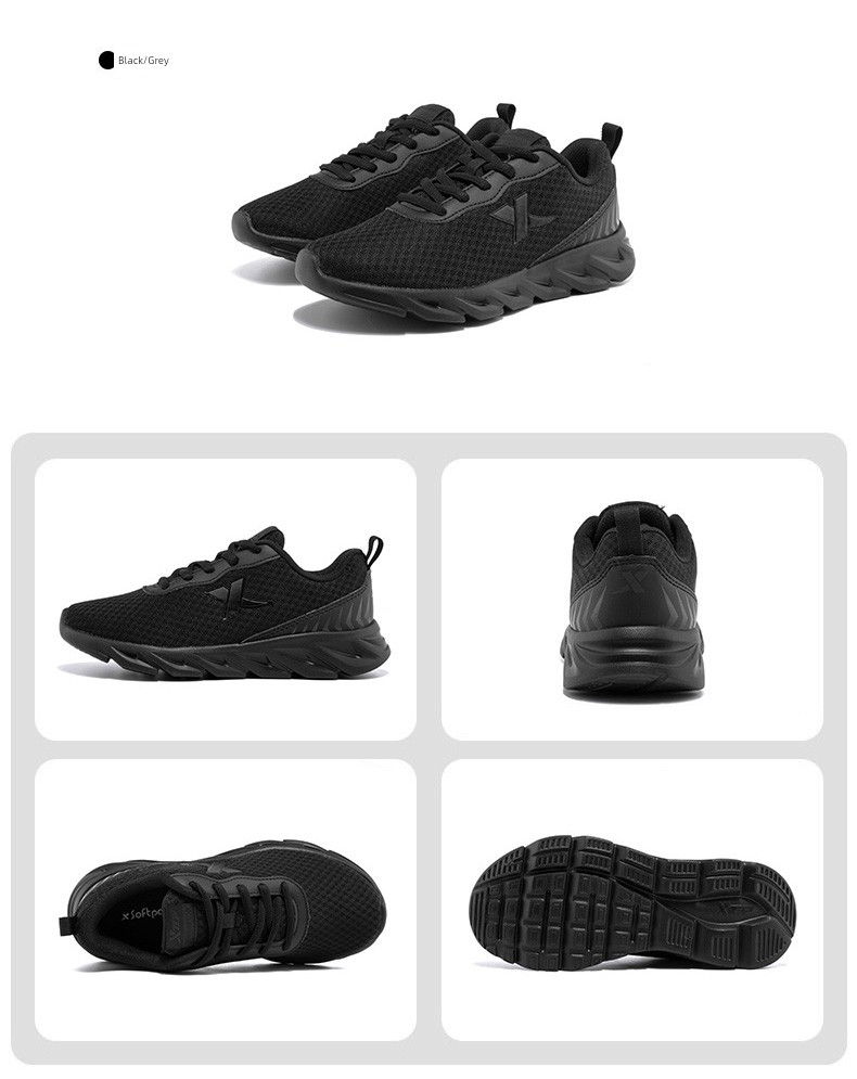 Tebu Black Autumn Mesh Breathable Kids Sneaker — 34