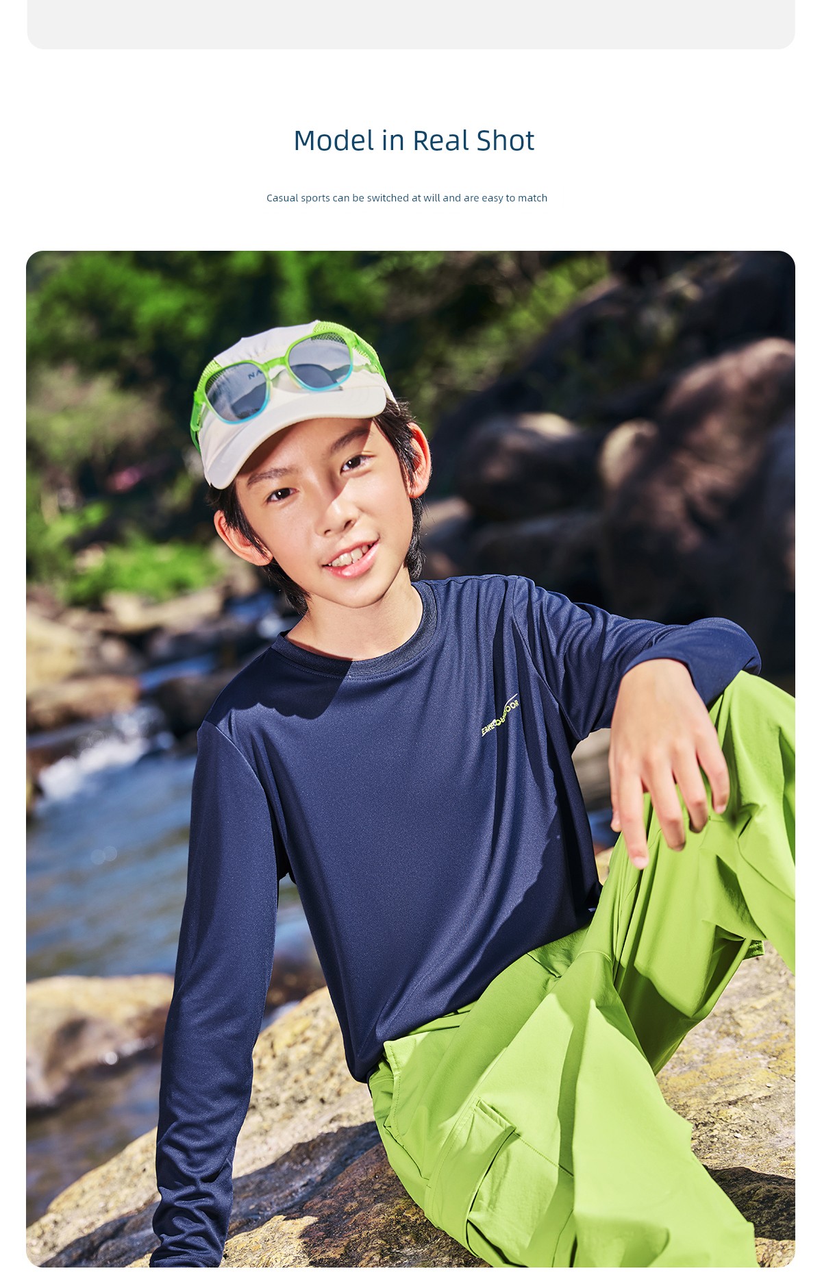 Hongxing Erke Quick Drying Clothes Sports Breathable Half Sleeve Children's Clothing — 54