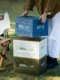 Camping outdoor picnic large capacity car trunk storage box foldable side door multi-function storage box