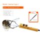 Raw Dali glue furnace glue rod glue granulated wax fire paint seal candle DIY batik melt disc temperature constant temperature hot melt furnace
