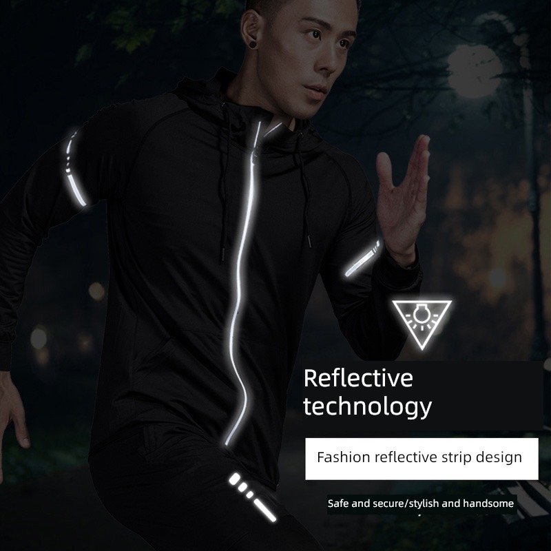 man Six piece set autumn quick-drying motion Training clothes