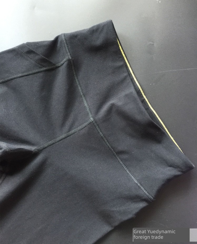 motion elastic force Breathable cotton spandex letter Bodybuilding trousers