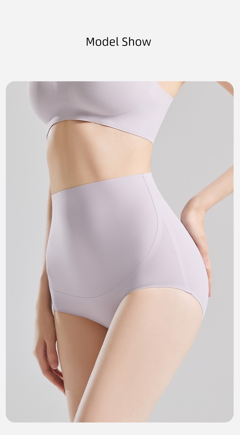 Mother with Pregnant Women's Underpants High Waist Seamless Belly Support for Early and Late Pregnancy Special Non-Pure All Cotton Plus Size Summer Thin — 16