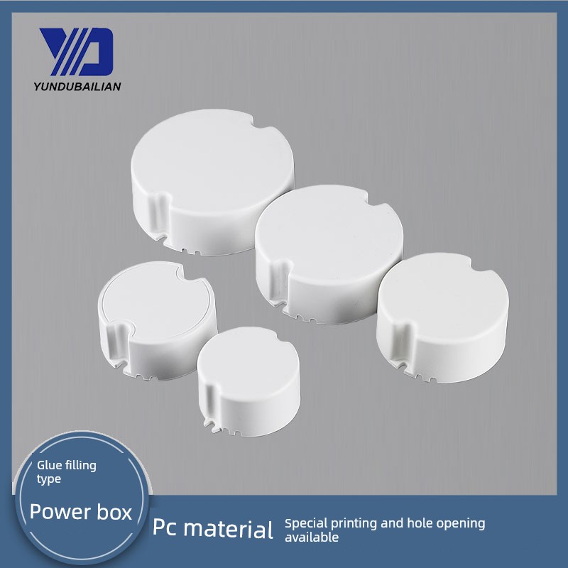 Glue Filling Power Box Flame Retardant Environmentally Friendly Pc Ceiling Lamp LED