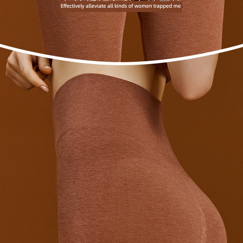 Autumn and winter Buttock lifting The abdomen Tight fitting wool Plush Leggings