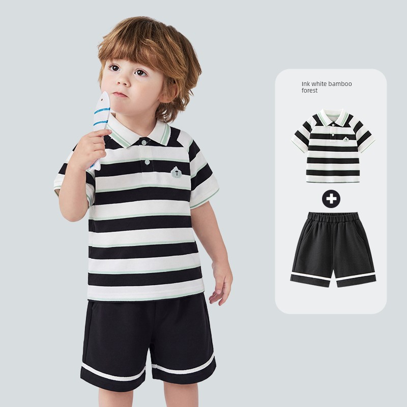 Mini Bala Polo Short-Sleeved Vest Set — 5