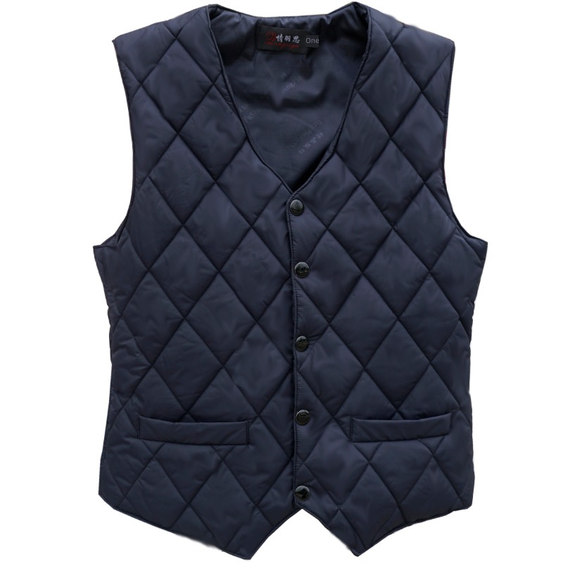 have cash less than that is registered in the accounts keep warm vest winter Big size Cotton liner Vest