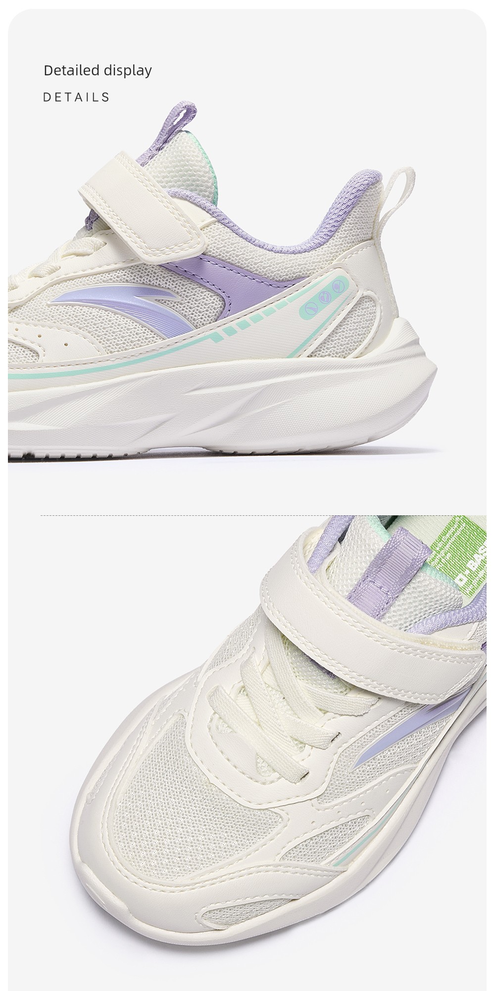 Anta Kids' Sports Shoes for Girls, 2026 Autumn Toddler Running Shoes, Baby Girl Shoes, Girls' Running Shoes — 21