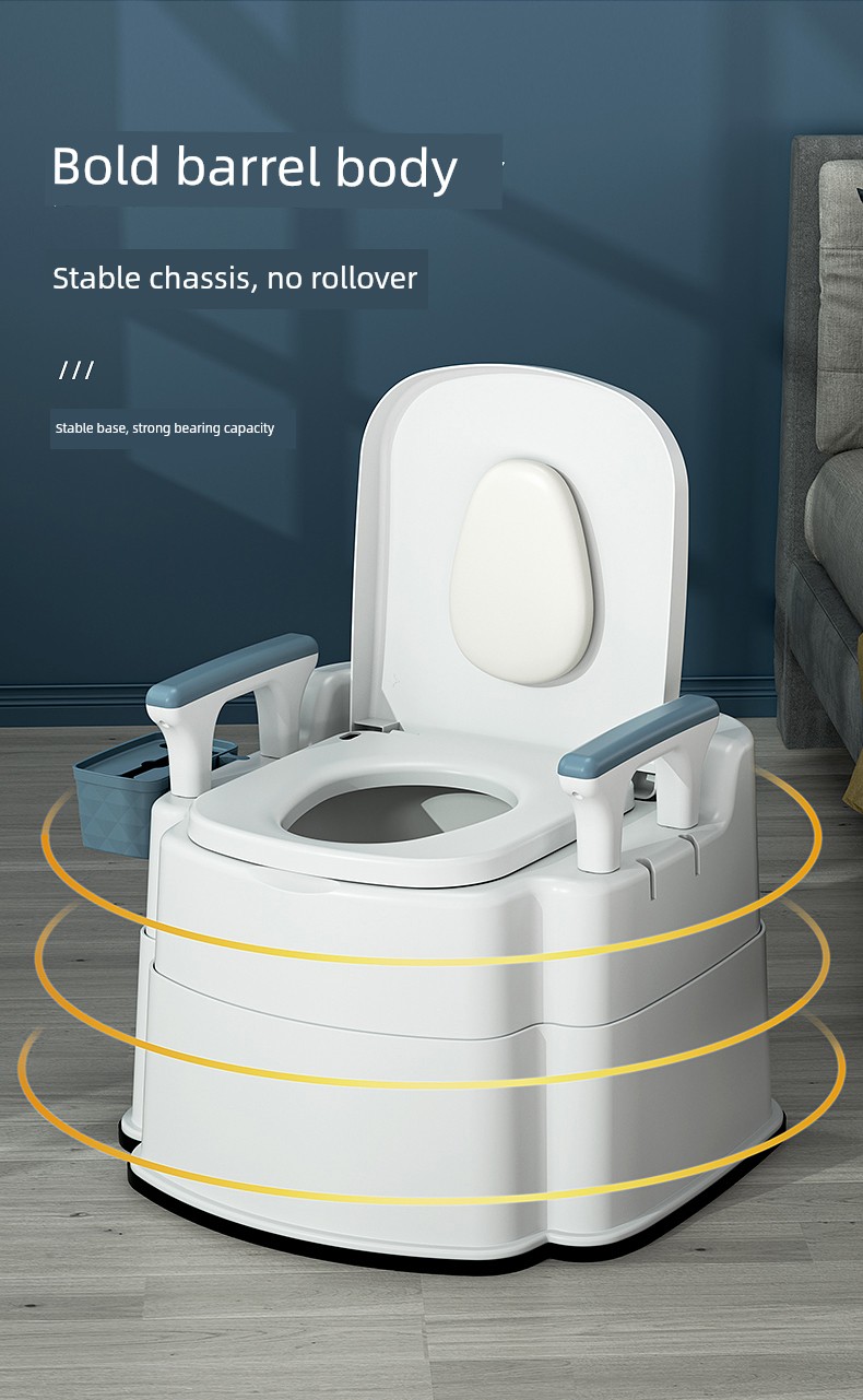 Movable For Home Elderly Deodorizing Filter Indoor Toilet — 9