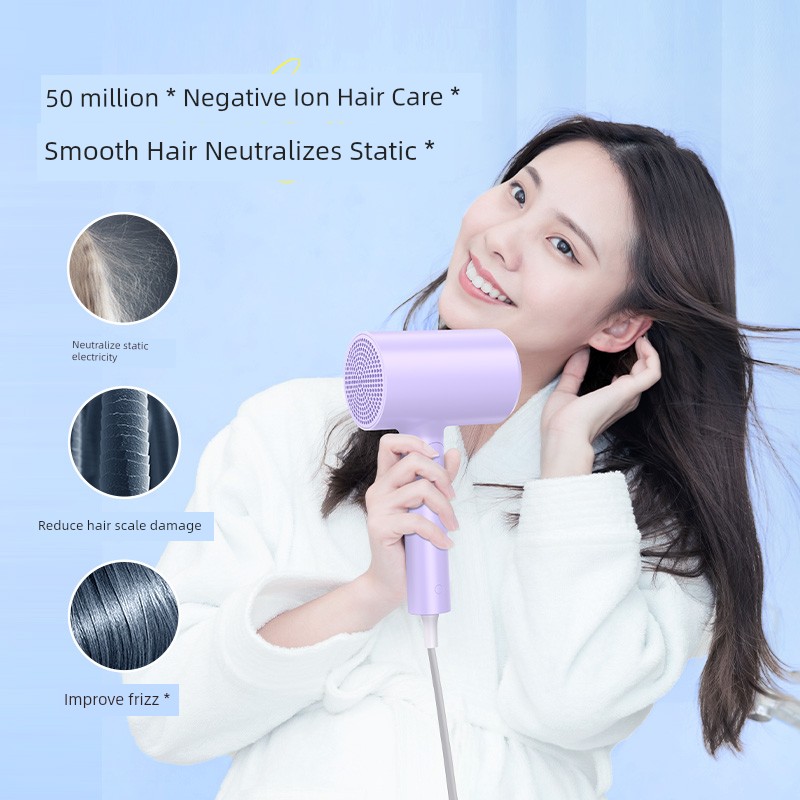 美的电吹风机折叠负离子护发速干家用专用宿舍用大风力大功率风筒