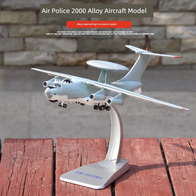 KJ2000 Early Warning Aircraft Alloy Aircraft Model 1 130 Fighter Transportation Aircraft Collected Military Parade Gifts