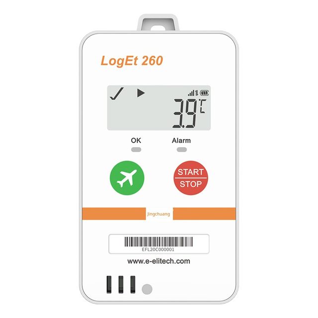 Jingchuang Loget260 temperature and humidity meter 4G mobile phone remote monitor refrigerated truck temperature controller temperature recorder