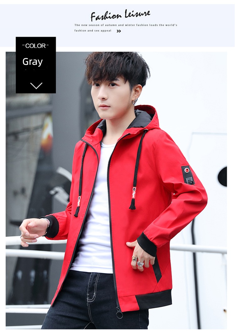 man Autumn and winter Put on your clothes handsome Jacket loose coat