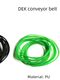 DEK printing press track round belt green PU thick surface black anti-static 03IX 2650MM original micro elastic