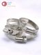 Double Saint Stainless Steel 304 clamping throat hose clamping scaling Stainless Steel cushion American powerful throat hose clamping scaling scaling