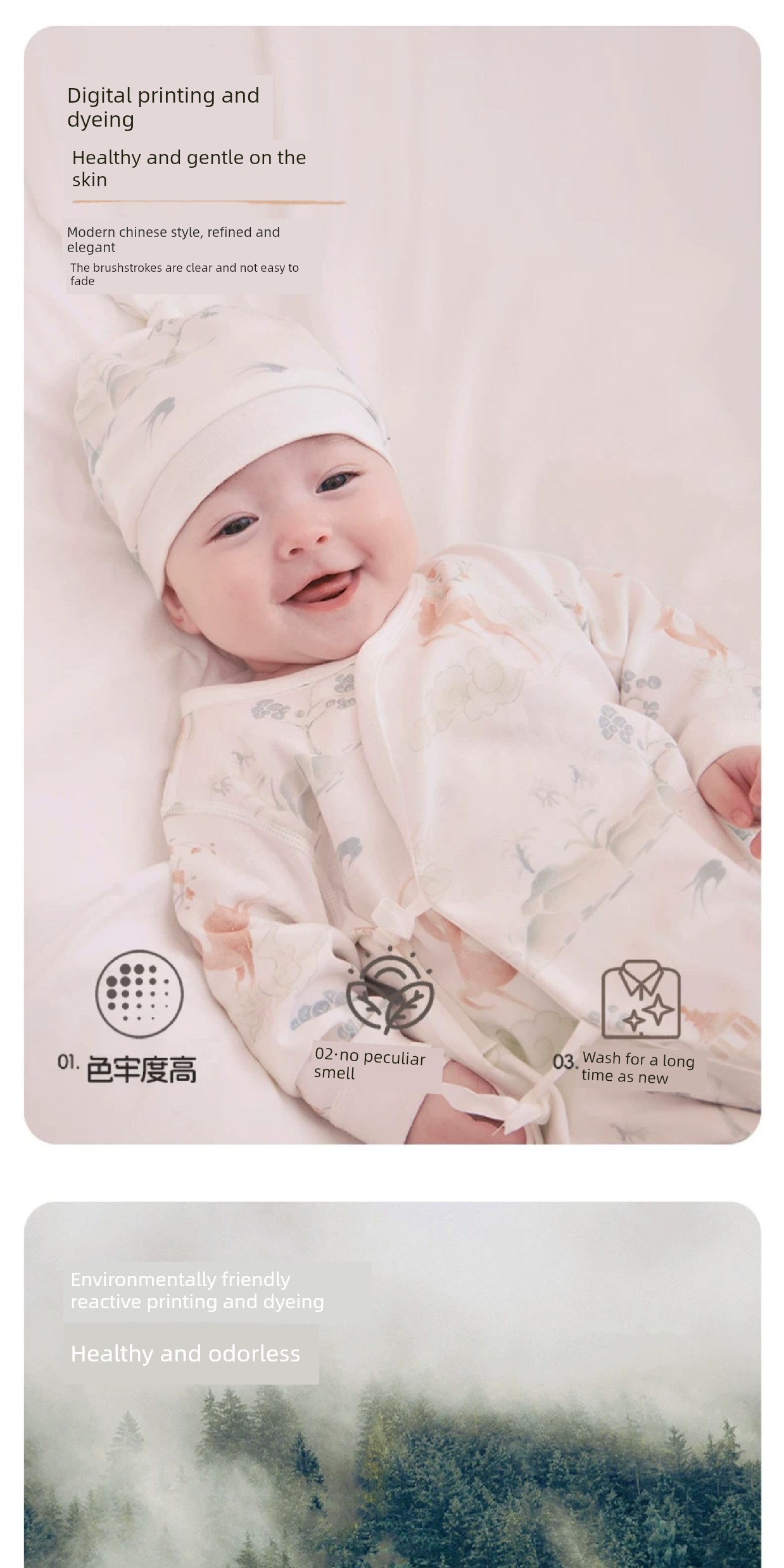 【Pregnant Mom Gift 2.0 - New Customers Starting at 39.9】Happy Bear Newborn Romper Baby Jumpsuit Gift Box Set — 10