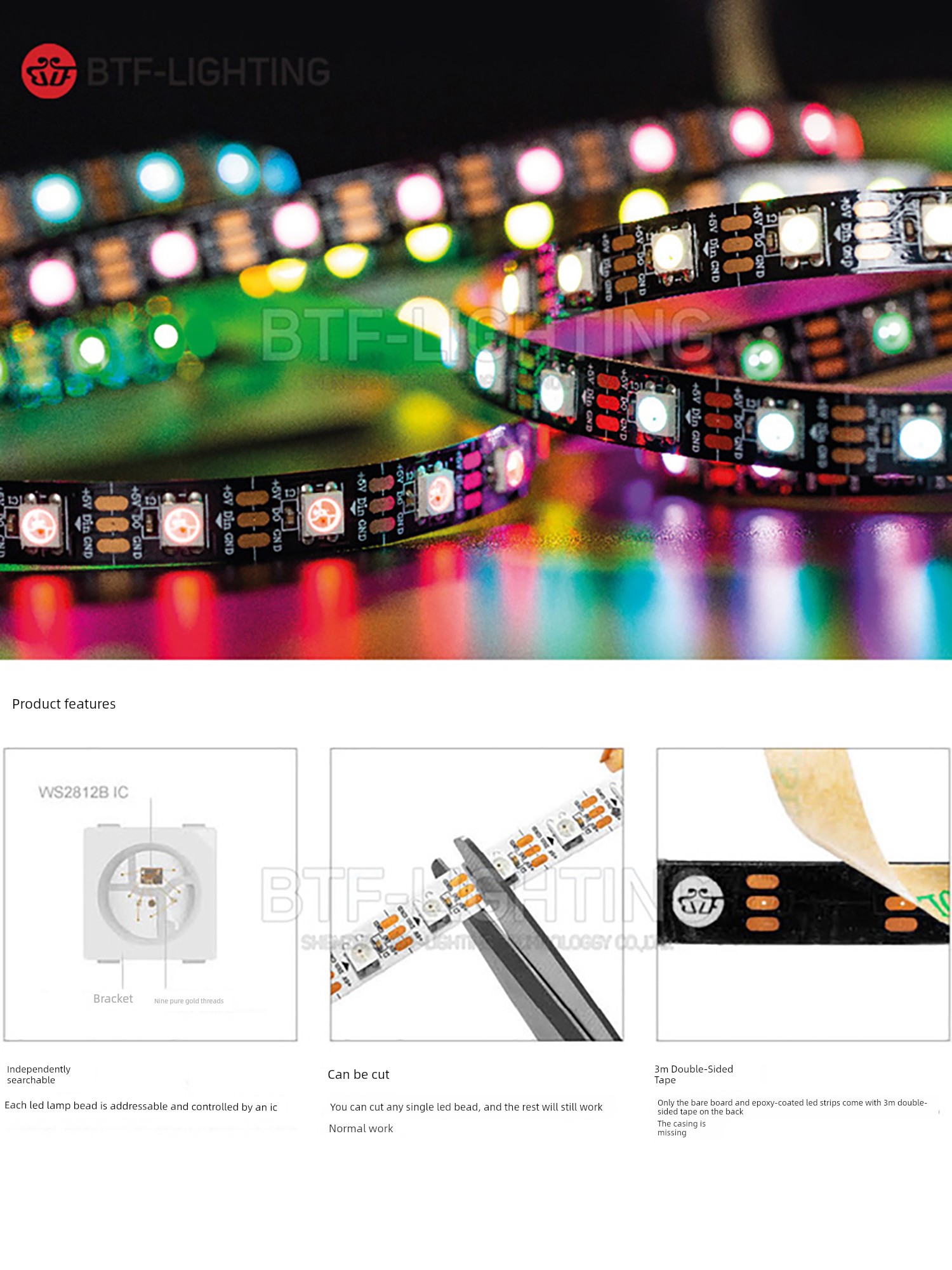 Ws2812b SMD Built-in Programmable Full Color LED