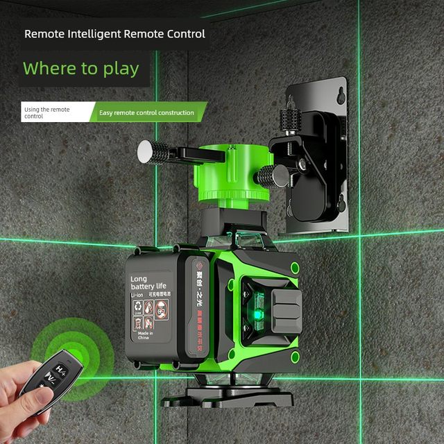 12-line green light level 16-line strong light high-precision new infrared laser wall-mounted infrared Mini