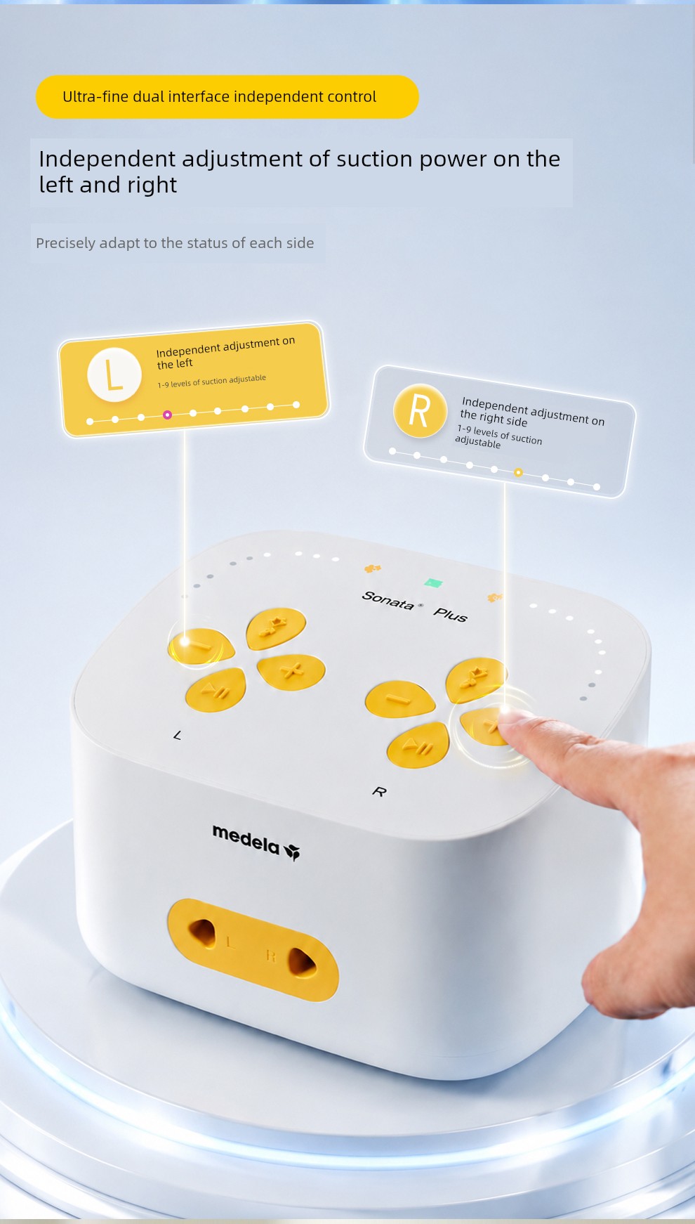Medela Plus Breast Pump Intelligent Electric Bilateral Fully Automatic Breast Milk Collection and Expression Device Medela — 15