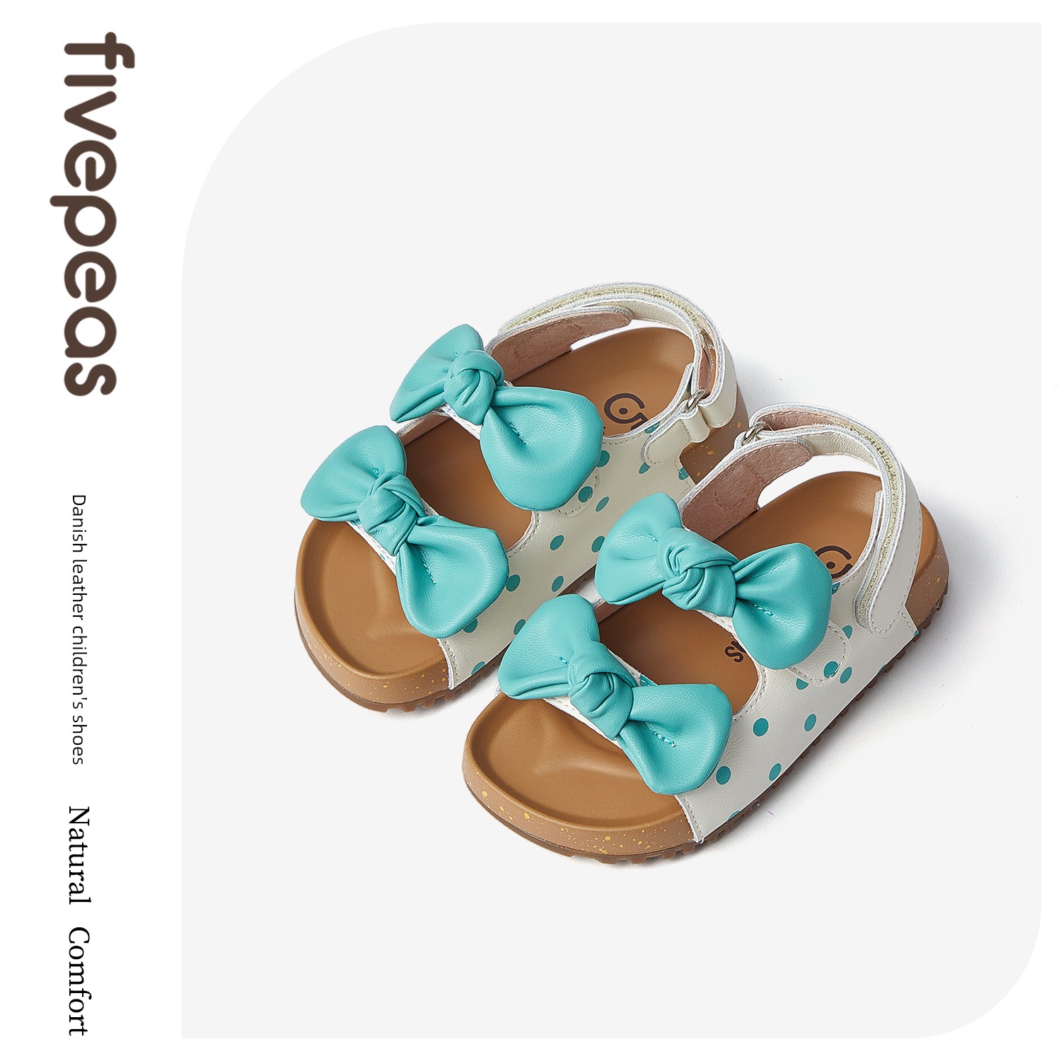 【Sandal Collection with Minor Flaws】Five Beans Girls' Sandals for Toddlers and Young Children, Soft Sole Baby Sandals Clearance Sale — 5