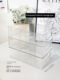 Desktop storage box Acrylic cosmetics transparent basket Dormitory mask drawer Organizing box Snack grocery storage rack