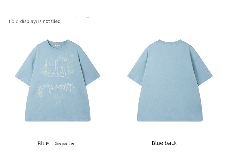Mucmukn【Summer Graffiti】Cotton 7A Antibacterial, Cool-Feeling, Anti-Mite Printed Short-Sleeved T-Shirt for Boys and Older Children 26 Summer — 16