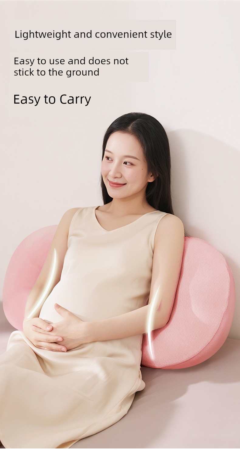 Domibaby Pregnancy Pillow, Waist Support Side Sleeping Pillow, Belly Support U-Shaped Pillow, Special Pillow for Sleeping during Pregnancy, Shell Pillow — 11